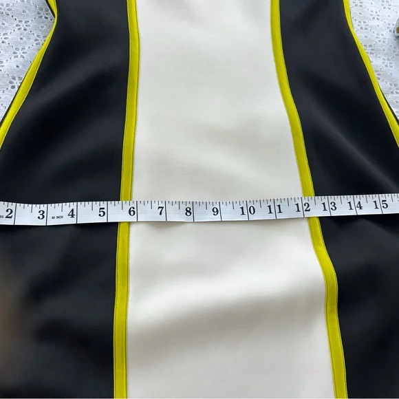 GUESS dress, size 4 in Navy, white and apple green - Picture 4 of 6